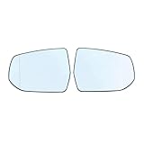 Para Malibu 2012 2013 2014 2015 2016 2017 Reemplace el vidrio del espejo trasero del ala lateral calefactable convexo Lente Calefactable Cristal Espejo Coche(A pair)