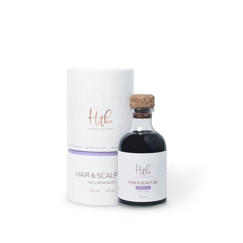 Hair & Scalp Oil - Neelibringadi by Hitha Ayurveda | Hair growth & Nourishment | Delays greying | Re...