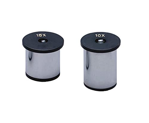Image of LABGO 15X and 10X Hygiene Eyepiece Objective Lens for Microscope for School Collage Chemistry lab Laboratory