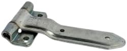 Strap Hinge Reverse Tuck Under, 8.00 Inch Long x 4.50" w Zinc Plated Steel, Tuck Under Design for Narrow Door Frame Mount. 180 Deg Swing Rotation. (3)