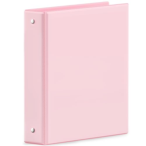 SUNEE 3 Ring Binder 1.5 Inch 1 Pack, Clear View Binder Three...