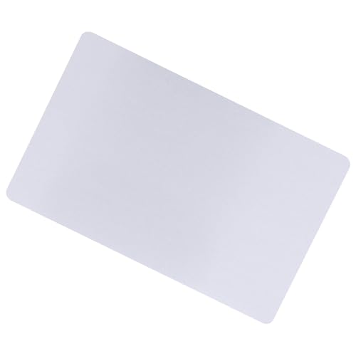 50 Tarjetas de Visita Metalicas en Plata,Tarjetas de Negocio en Blanco para Grabado Láser Aleación de Aluminio Premium Elegantes y Duraderas