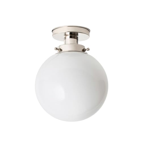 Plafonnier Globe Ø 25 20's Nickel Art Deco Trade pour éclairage intérieur