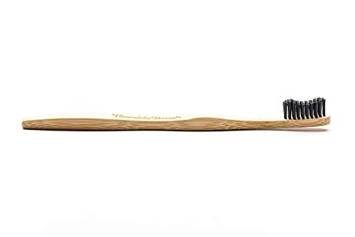 Humble Brush Brosse à dents en bambou pour adultes noir tendre 4 pièces