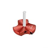 MKTOLHU Alésoir de tuyau en PVC avec triple lame pour une coupe lisse pour raccords en PVC, CPVC et ABS de l'annexe 40, corps en alliage d'aluminium compatible avec perceuses 12 V standard, rouge (3)