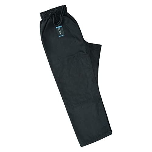 Pantalon BJJ Gi enfant Playwell Elite noir M1 fini les pantalons de jiu-jitsu trop amples