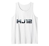 MJ12 UFO Sci-Fi Graphic, diseño Retro de Nave Espacial alienígena Camiseta sin Mangas