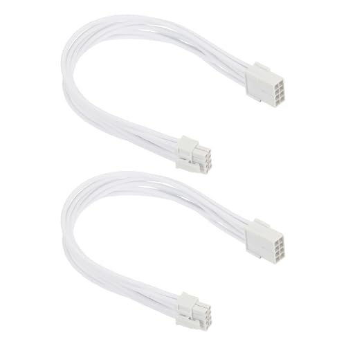 Cable PCIe 8 pin adaptador energia PCI Express tarjeta grafica 18AWG 2Pcs