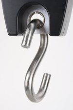 G&G OCS-50 Hängewaage, 200kg/100g, Schwarz, Easy-View LCD Display, HOLD- und TARA-Funktion, Automatische Ausschaltung