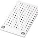 0804293:0021, Connector Accessories Marker Card Straight White (5 Items)