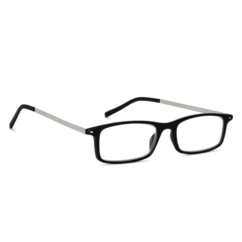 Image of Lenskart Reading Glasses | Men & Women | Rectangular Full Rim | + 1 Power | LR E13701