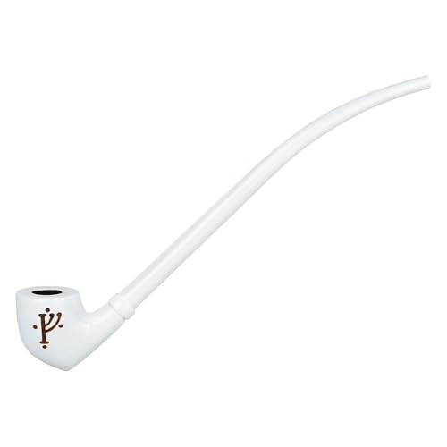 Pulsar Shire Pipes - GANDALF THE WHITE Cherry Churchwarden Tobacco Pipe - 12.5 Long - Officially Licensed The Lord of the Rings Collectible