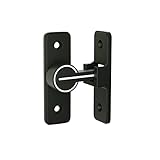 YFFSFDC ドアロック 90度 蛍光 ドアバックル 亜鉛合金 ドア留め金ロック 後付け 回転式 フリップラッチロック スライディングドア 引き戸 鍵 ロック 耐震ラッチ 防犯 部屋 窓 玄関用