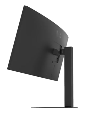 Image of LG 34 inch WQHD (3440x1440) 120Hz HDR 10 Curved Ultrawide Monitor 34U62TB-B.AUS Height, Swivel, Tilt -DP Cable Included