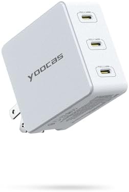 Amazon.com: Yoocas 140W USB C Charger,PD3.1 GaN Charger with 3 Type-c ...