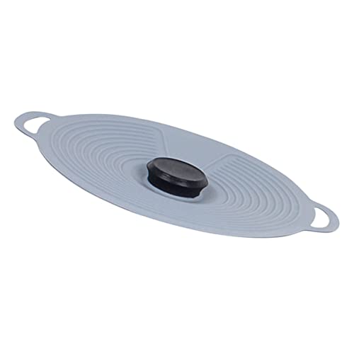 Mikikit Tapa de Silicona Reutilizable Grande para Almacenamiento de Alimentos Elástica para Olla y Tazón Compatible con Microondas y Refrigerador y Flexible para Sellar Contenedores