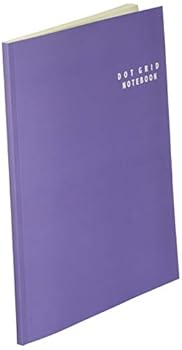 Paperback Dot Grid Notebook: Large (8.5 x 11 inches) - 100 Dotted Pages || Purple Dotted Notebook/Journal Book