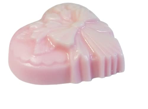 5pc Scented Heart Soaps - Gift Boxed Set - Pink Florals Assortment - Choose Your Favorite