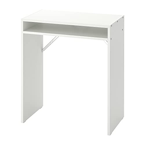 Ikea TORALD desk with shelf unit, 65x40 cm, white