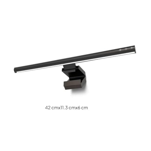 Image of Slim Monitor Lamp with Clip Linear Monitor Light Bar Space-Saving Screen Light Bar USB-Powered for Professionals, Students, Gamers, Home Office, Desktops, Gaming Setups, Tb-300sa