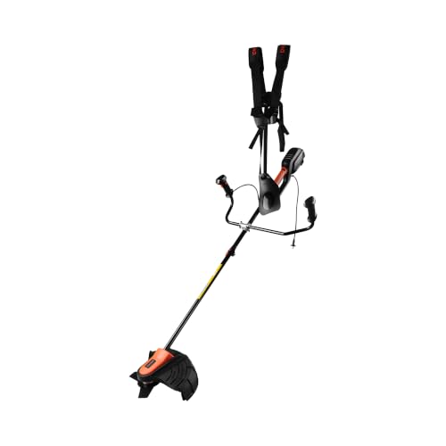 Desbrozadora Eléctrica con Cable 150S - Motor 1500W Arranque Suave y Protección Térmica - Hilo 355mm + Cuchilla 3T - Barra Aluminio Telescópica Ajustable - por Dnipro-M