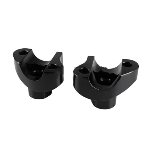 Rehausseurs de guidon 1 1/2 pouce argent pour une maniabilité accrue sur Dyna et Softail