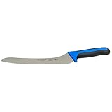 Winco Sof-Tek, 9" Offset Utility/Bread Knife, Soft Grip Handle