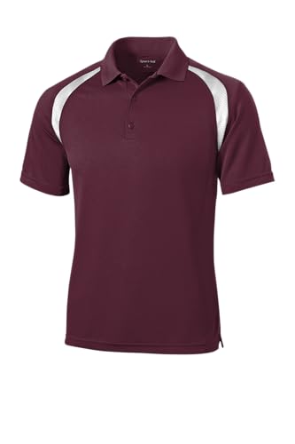 Image of SPORT-TEK Men's Dry Zone Colorblock Raglan Polo