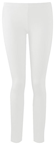 Legging extensible longueur cheville blanc Guba taille 52-54