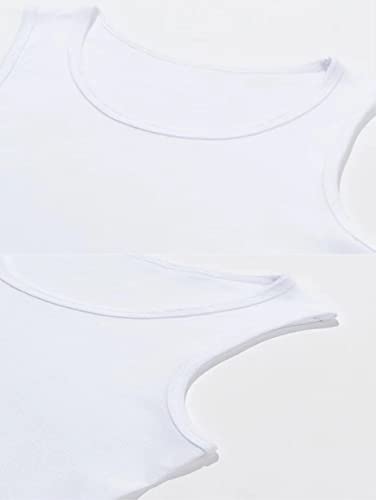 4th of July Tank Tops Toddler Boys American Flag Shirts Kids Patriotic T-Shirts Sleeveless Top 100% Cotton Tees 1-7T4