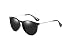 Women's Polarized Sunglasses Cat Eye Sunglasses Aviator Wayfarer Sunglasses Case (black, As Picture)