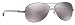 Ray-Ban RB8301 004/N8 CARBON FIBRE Gunmetal Frame / Polarized Silver Gradient Lens