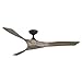 Wind River WR1801MB Willow 60" Outdoor Ceiling Fan with LED Light & Remote, Matte Black