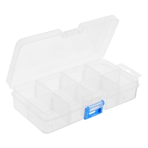 Healeved ジュエリーボックスオーガナイザー 8スロット イヤリング ペンダント ネックレス メイクアップディスプレイケース 収納ボックス 蓋付き ホームオフィス用