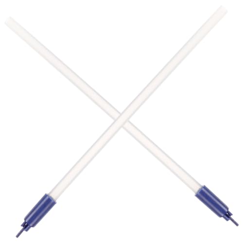 GRIRIW 2pcs Wine Bottling Wand with Stop Valve Home Brew Bottle Filler for Beer Wine Plastic Bottling Tool for Smooth Liquid Transfer for Brewing