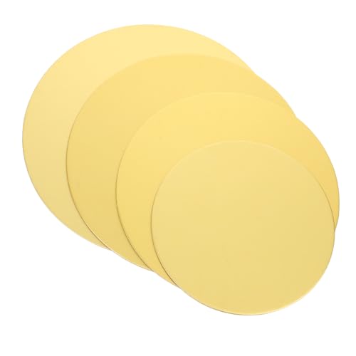 CIYODO Efficient Cake Baking 4 Pack Mousse Cake Bases Stacking Supports Decorative for Parties