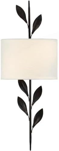 Crystorama 501-EB Broche Wall Sconce, 2-Light 120 Total Watts, English Bronze