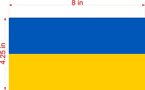 Ukraine Flag SUPPORT Car Magnet Magnetic Bumper Sticker 4.25