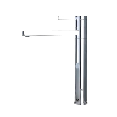 Robinet de cuisine et mitigeur de salle de bain noir mat pour évier avec bec haut