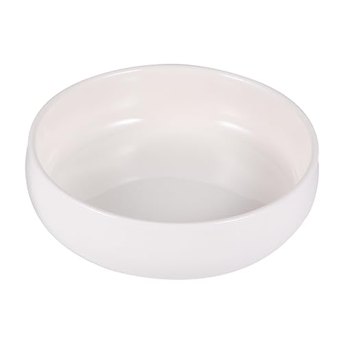 HOLIDYOYO Ceramic Reptile Feeding Bowl Diameter Lightweight Water Dish for Tortoises and Lizards Easy to Durable and Reliable for Terrariums and Pet Care