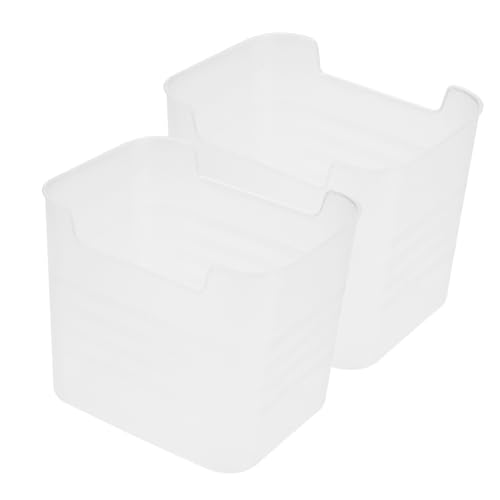 NUOBESTY 2個透明 冷蔵庫サイドドア収納ボックス 省スペース 容器 類 収納 オーガナイザー 果物 野菜 保存 ホルダー 気密 ベリー イチゴ 小さめ ケース 家用