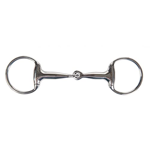 HKM Gebisse 11677 mors de filet multicolore 135mm anneaux 70mm