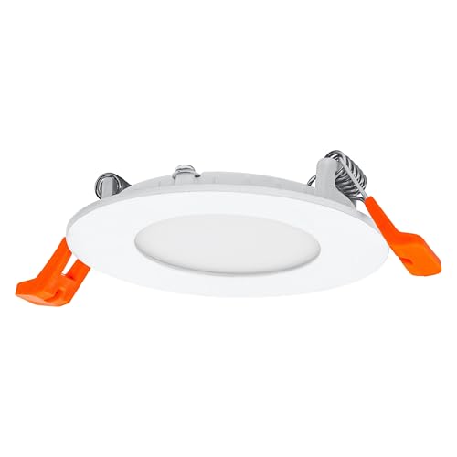 Osram Downlight Slim 85mm Spot encastrable LED 4,5W 3000K blanc chaud 240 lumens design fin IP20 installation facile pour salons et couloirs