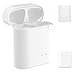 Produktbild Ersatz kabelloses Ladecase Kompatibel mit Kopfhörer 1 & 2 Wireless Charging Case mitBluetooth Synchronisierungstast (Kopfhörer Nicht enthalten) (Weiß)