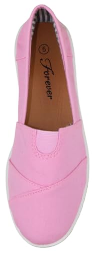 Forever Flat Women's Shoes Linen Canvas Slip-On Loafers Fashion Sneakers MURPHY-232