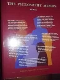 Hardcover The Philosophy Memos Book