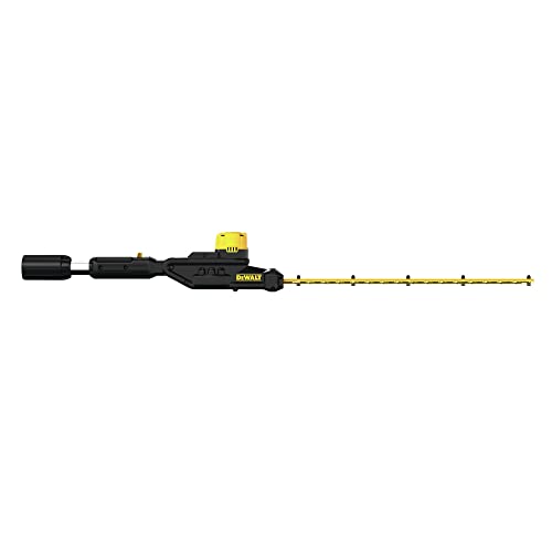 DEWALT 20V MAX* Pole Saw and Hedge Trimmer Attachment, 15-foot Reach, Brushless, Tool-Only (DCPS620B & DCPH820BH)