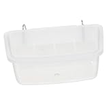 DOITOOL 4pezzi Mangiatoia per Uccelli con Design Antispreco Alimentatore per Pappagalli e Piccoli Uccelli Facile da Pulire e Installare Accessorio Pratico per Gabbiette di Piccole