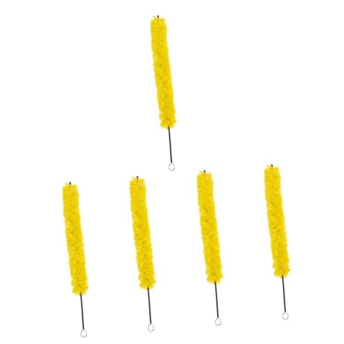 Abaodam 5pcs Flute Cleaning Brush for Flute Made of Cotton Iron Sturdy and Practical for Flute Cleaning Essential Accessory for Musician