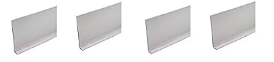 M-D Building Products 73898 4-Inch by 60-Feet Dry Back Vinyl Wall Base, Silver Gray (4-Pack)
